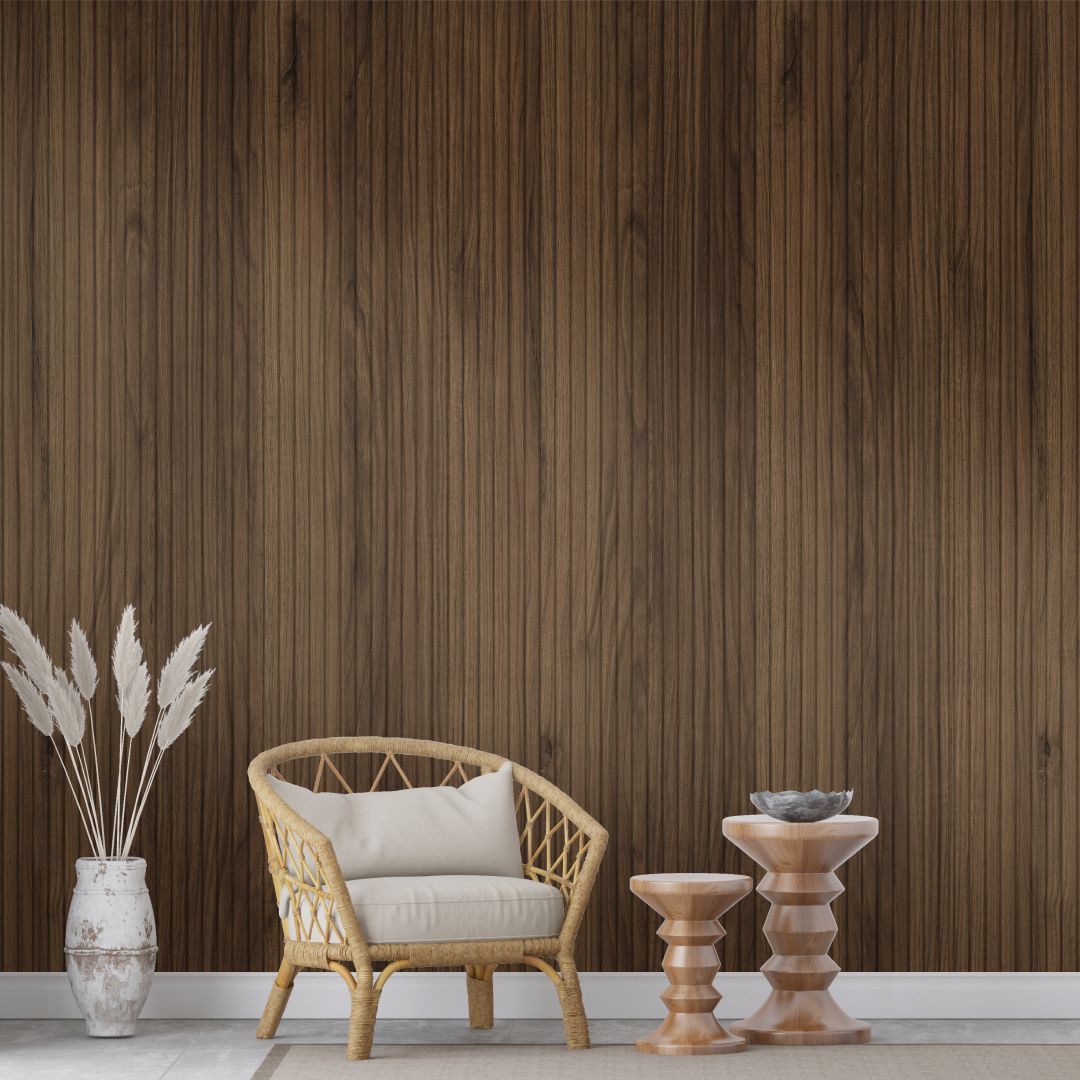 Riflaj stejar catania din MDF infoliat - 12x1,8x270 cm