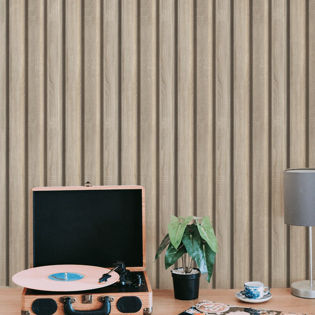 Riflaj stejar sonoma din MDF înfoliat – 12 x 1,8 x 270 cm