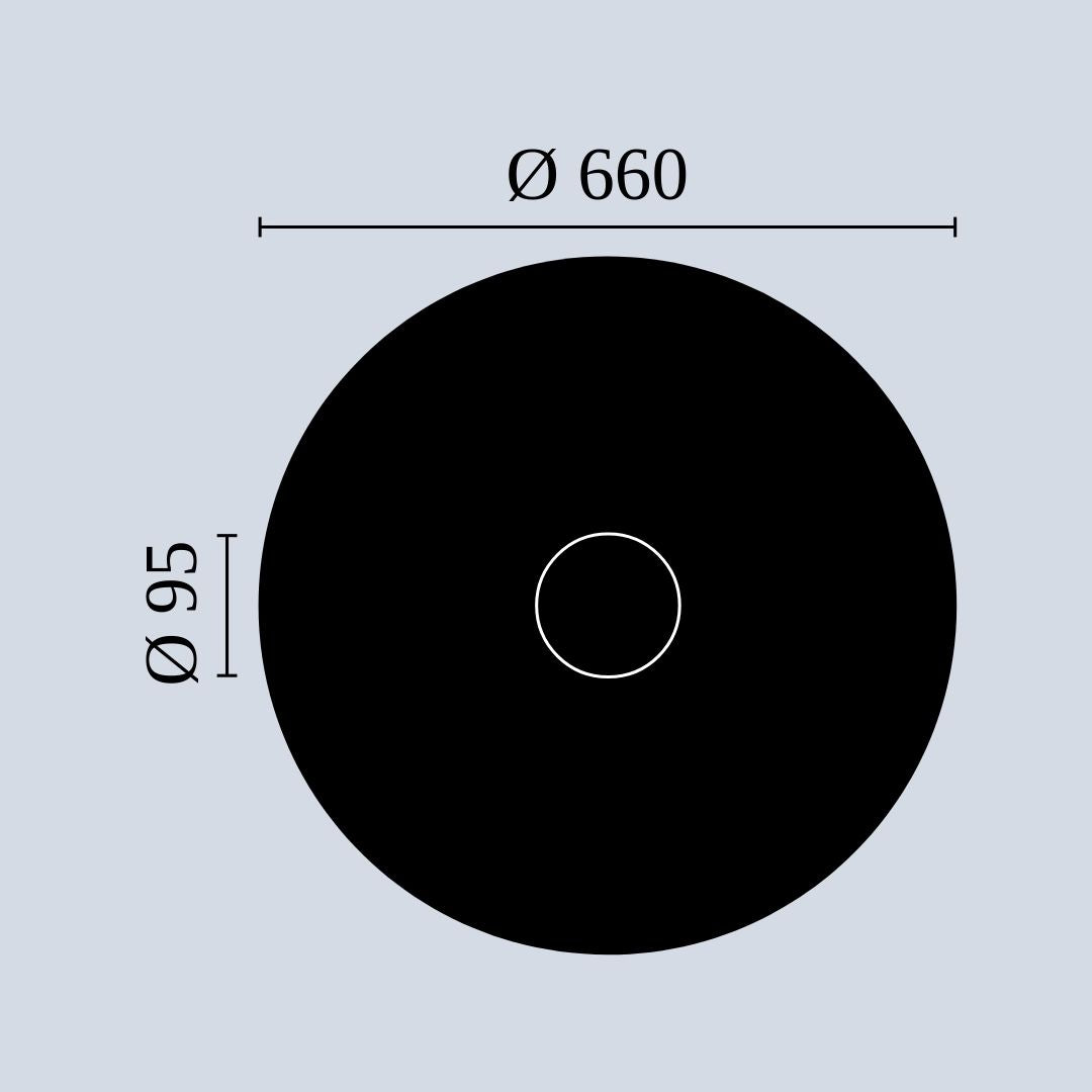 Rozeta tavan din poliuretan R11 - ⌀66 cm