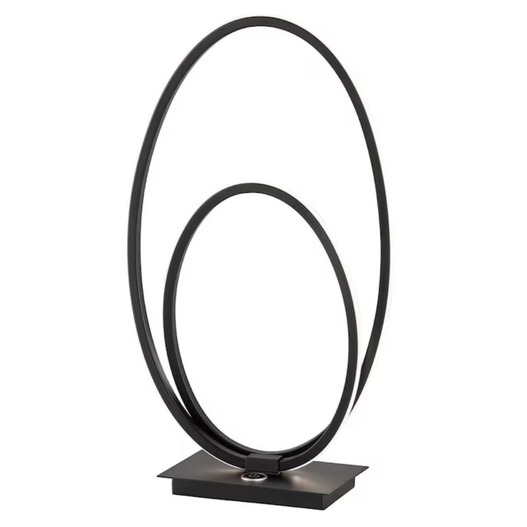 Veioza LED dimabila cu lumina calda neagra Nia - 1200 Lumeni