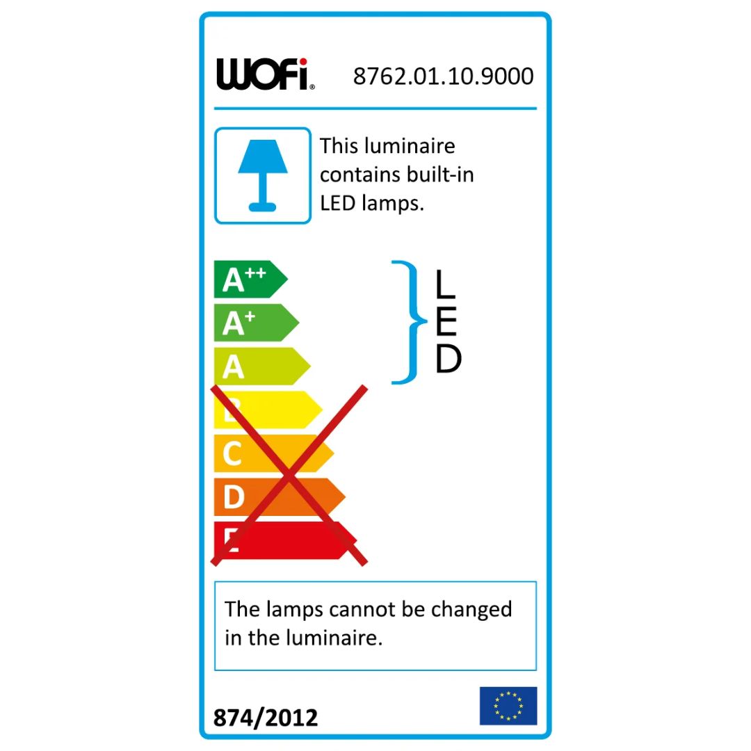 Aplica LED perete pentru baie cu lumina calda cromata IP44 - 420 Lumeni
