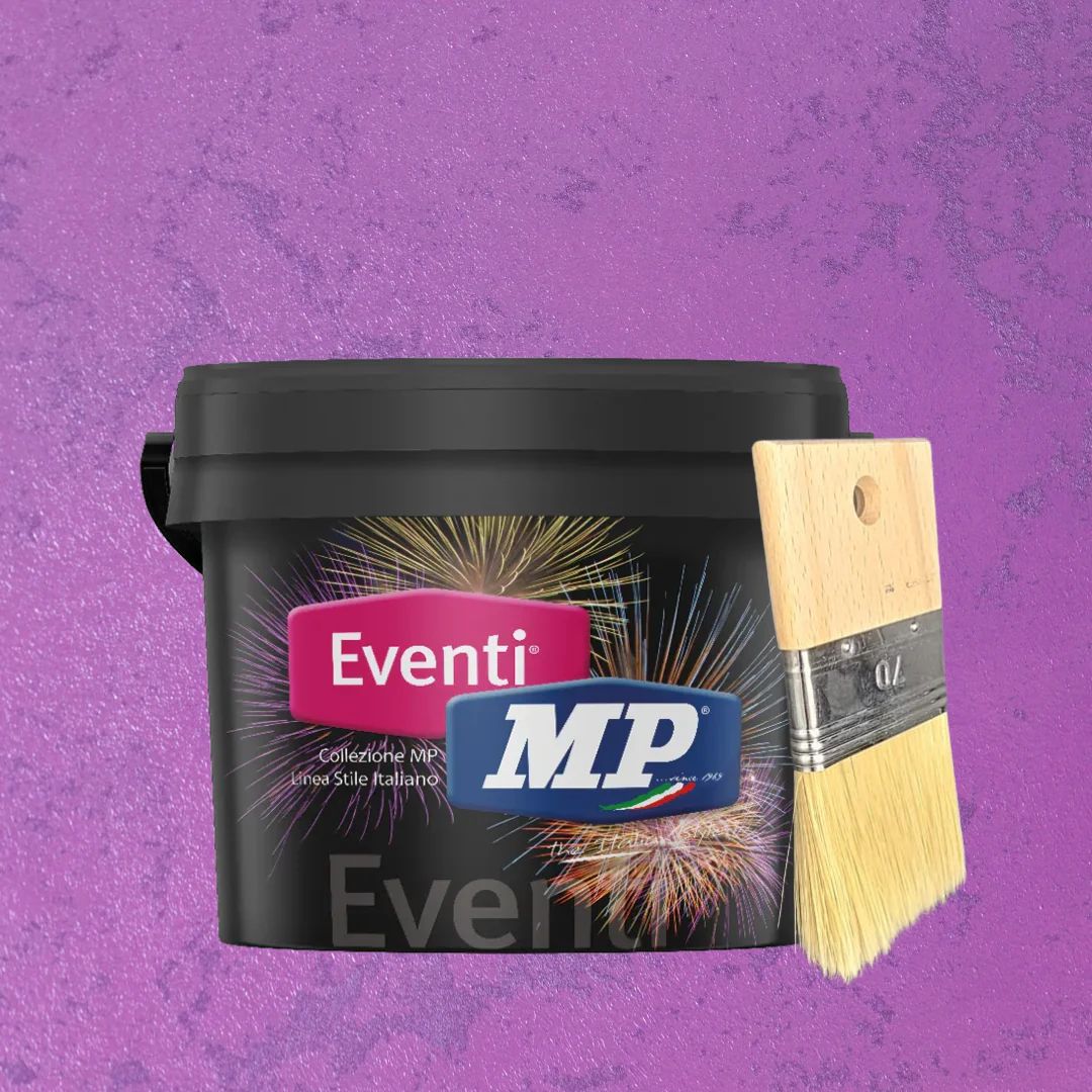 Vopsea Decorativa Pensulabila cu Sfere Fine de Sticla Eventi® – 4668