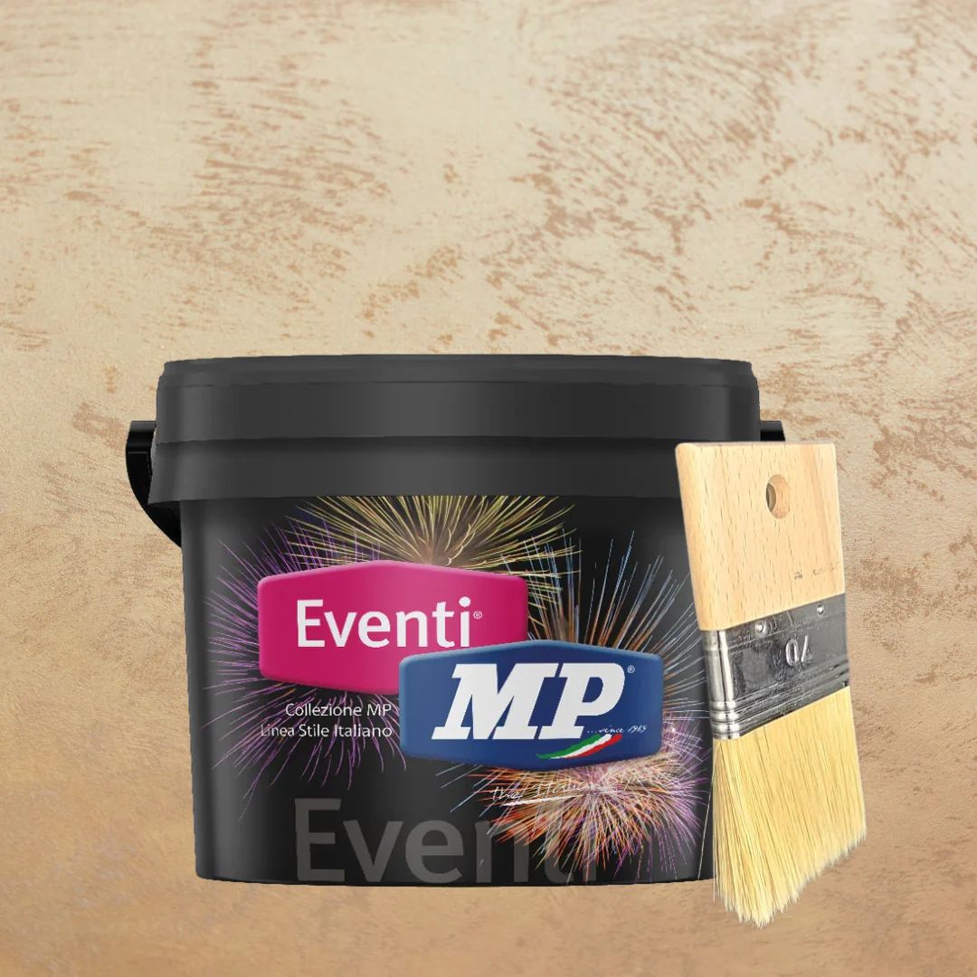 Vopsea Decorativa Pensulabila cu Sfere Fine de Sticla Eventi® – 4647