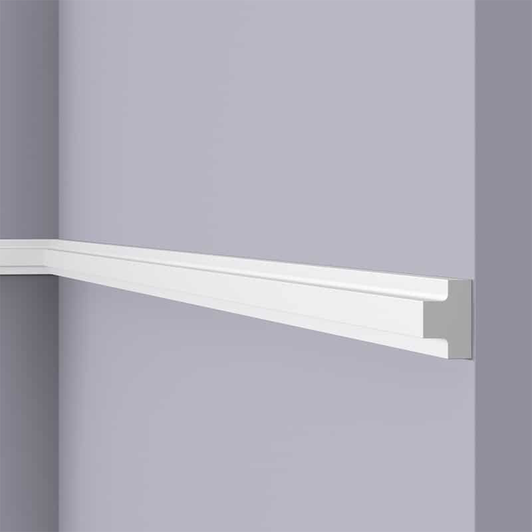 Cornisa decorativa din polimer dur Wallstyl T40 30x20x2000