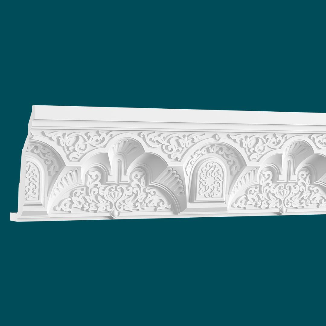 Cornisa decorativa Mauritania 1.50.504 – 27.6×20.5×200 cm