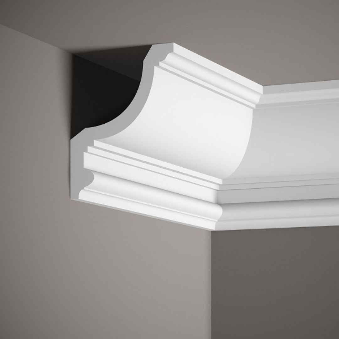 Cornisa decorativa tavan MDB154 – 12,5x15x200 cm