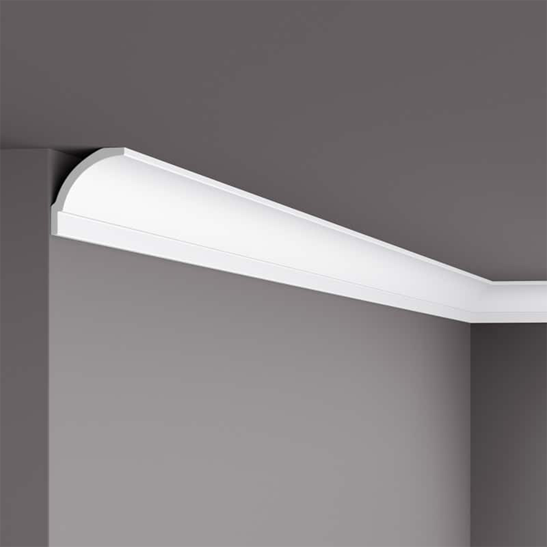 Cornisa pentru tavan din polistiren BW1 - 6,5x6x200 cm