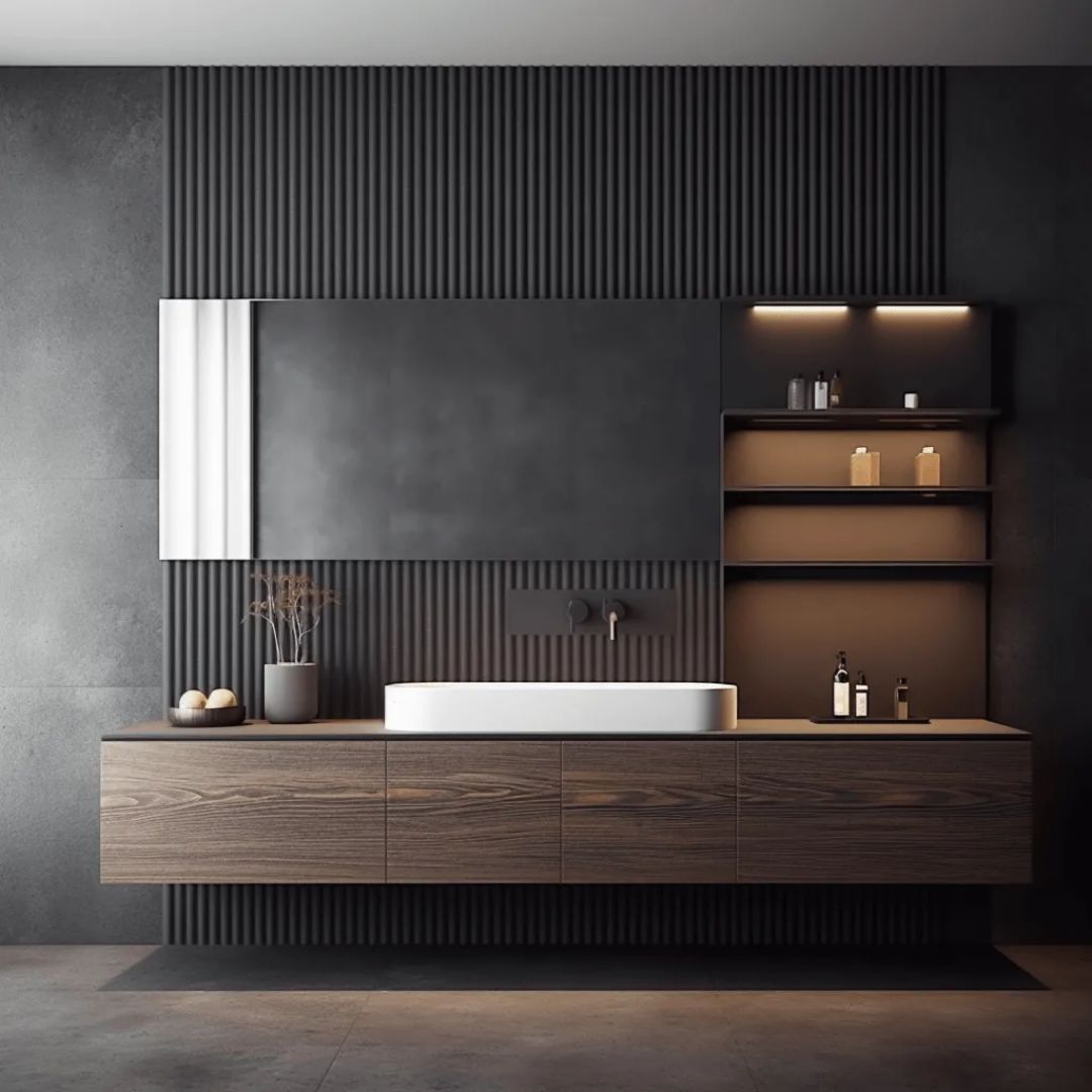 Panou decorativ 3D WP001 Duna – 24,7×1,32×270 cm