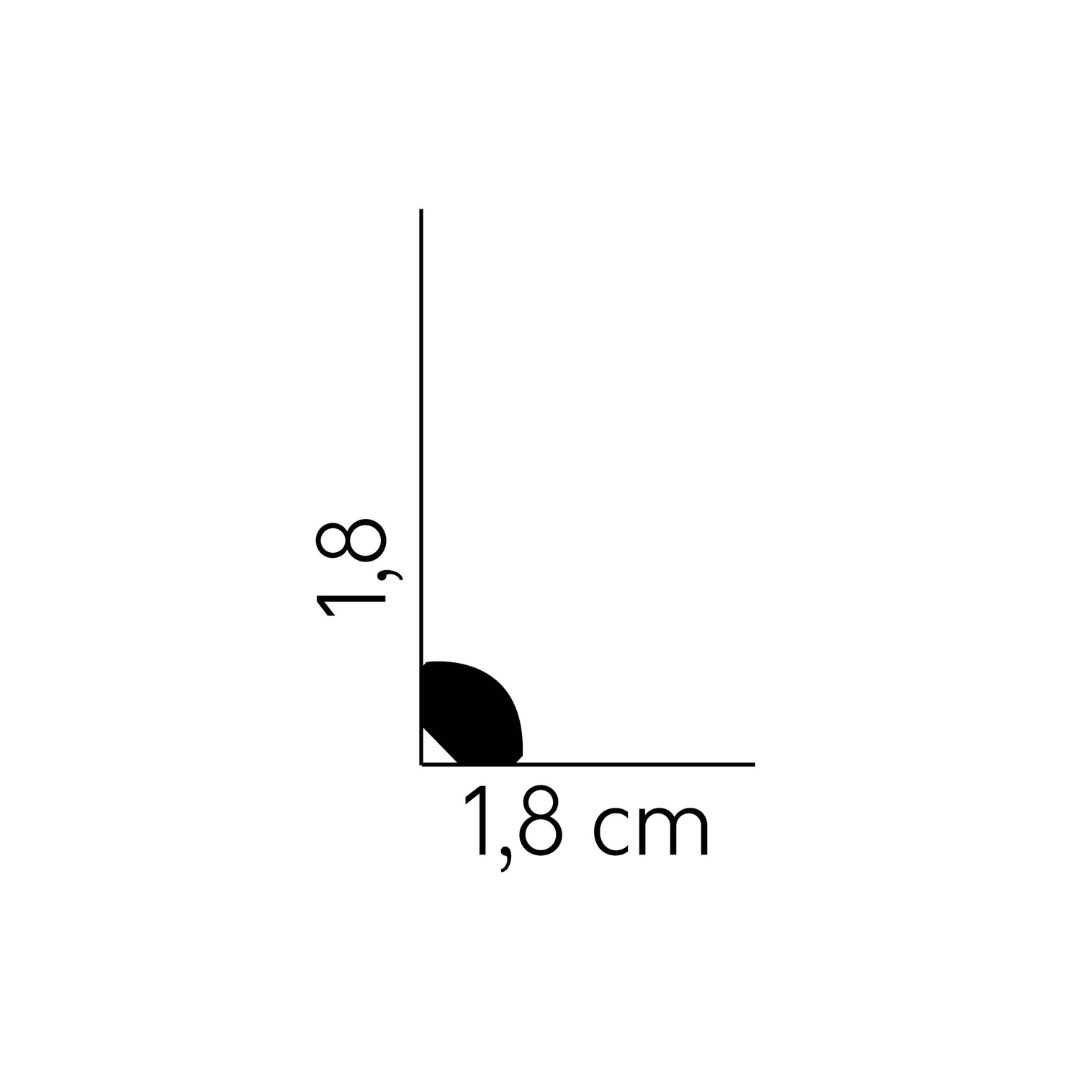 Plinta din duropolimer MD235 – 1,8x1,8x200 cm