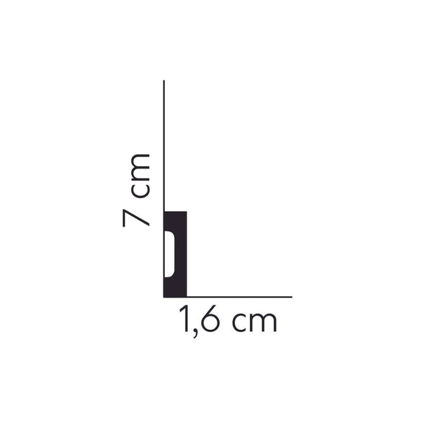 Plinta din duropolimer MD359 – 7x1,6x200 cm