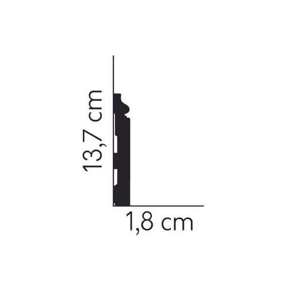 Plinta din duropolimer MD360 – 13,7x1,8x200 cm
