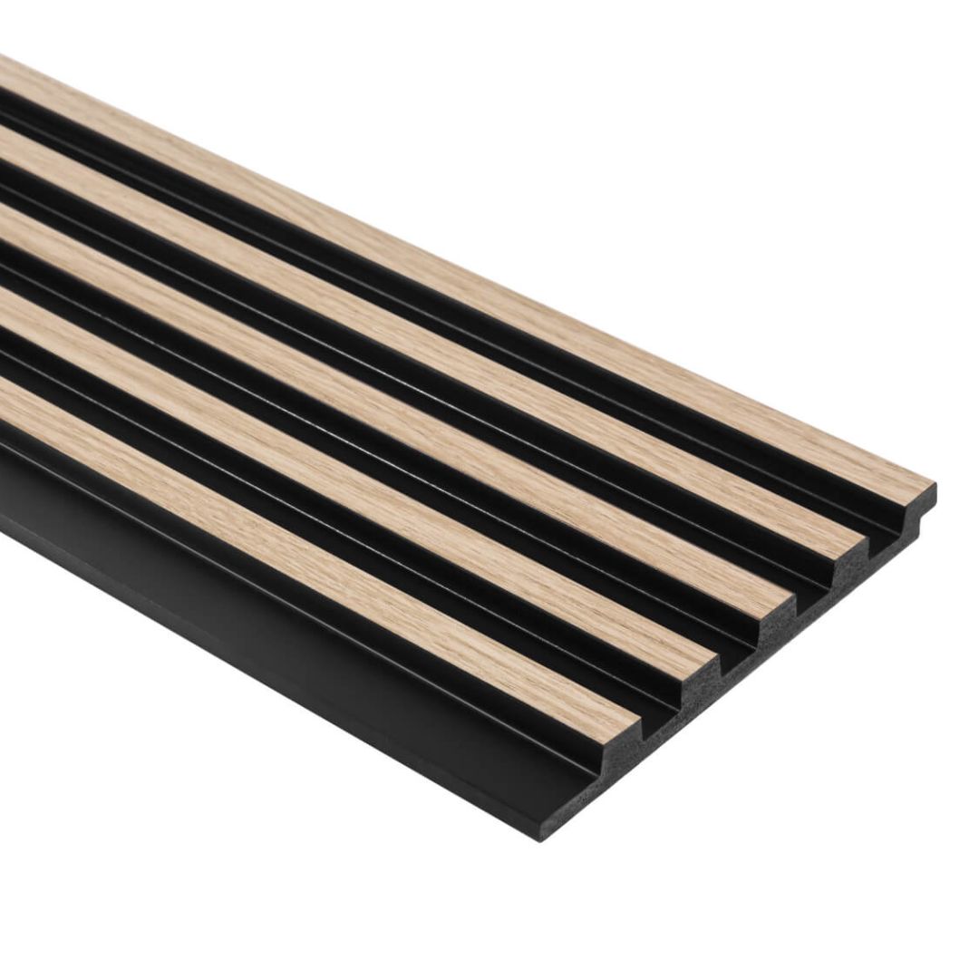 Riflaj polimer dur stejar deschis L0102 – 12.5×1.2×270 cm
