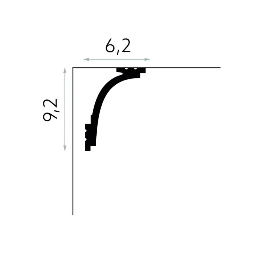 Scafa mascare galerie MD111 – 9,2×6,2×200 cm