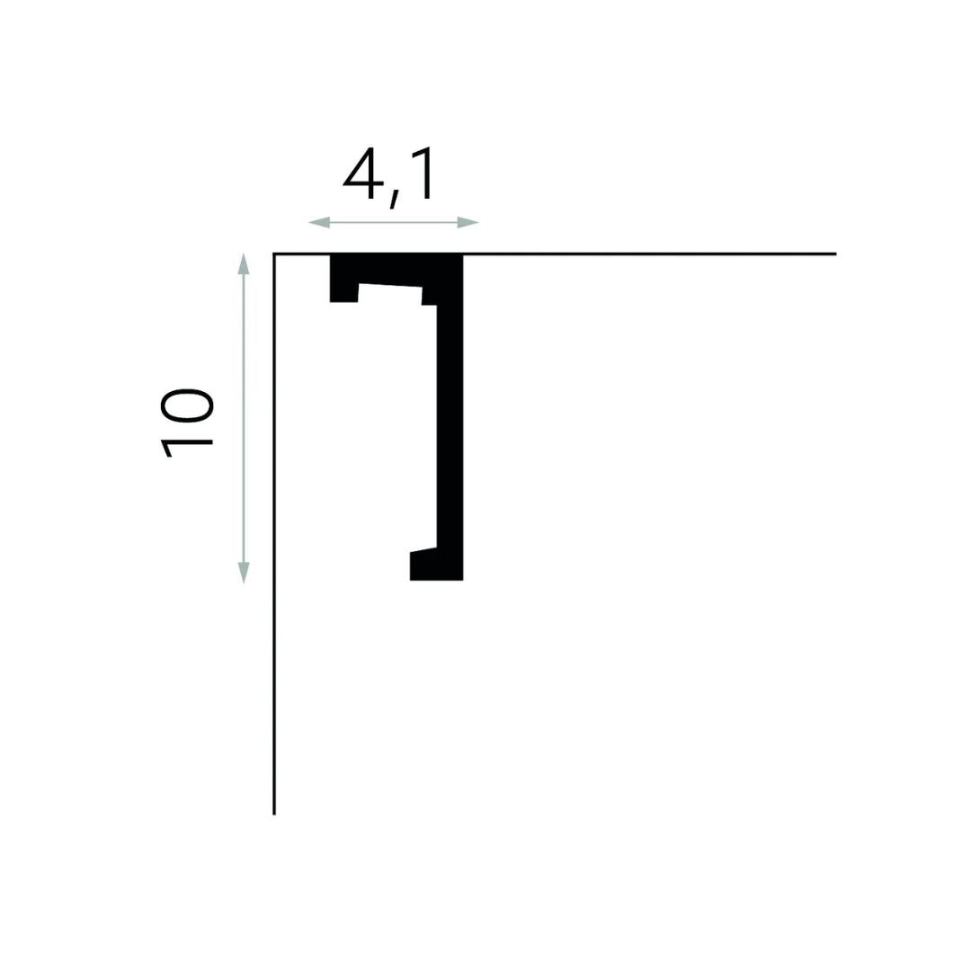 Scafa mascare galerie QL026 – 10×4,1×240 cm