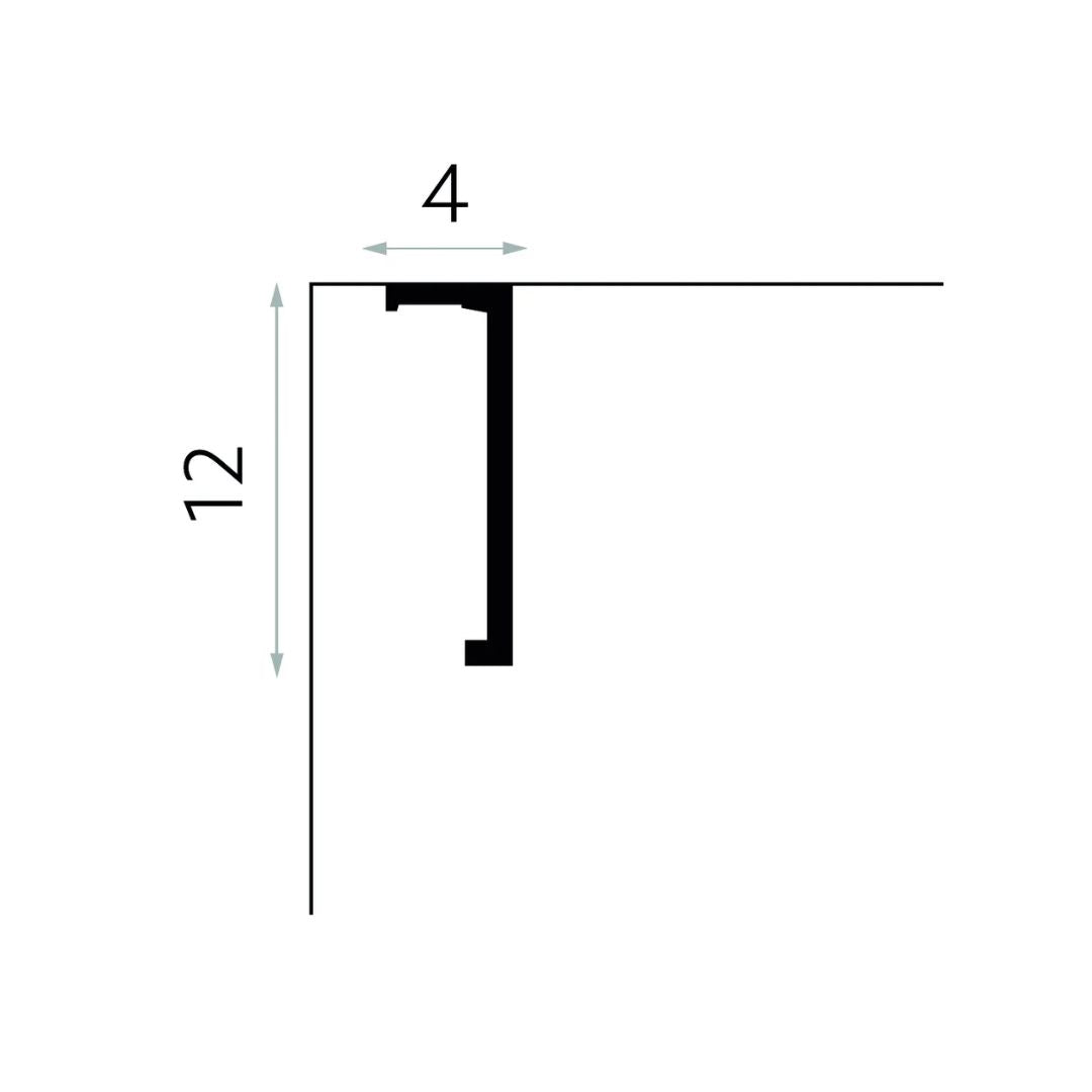 Scafa mascare galerie QL035 – 12x4x240 cm